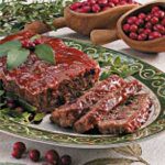 Bison Meatloaf with Cranberry Sauce | Missouri Bison Association